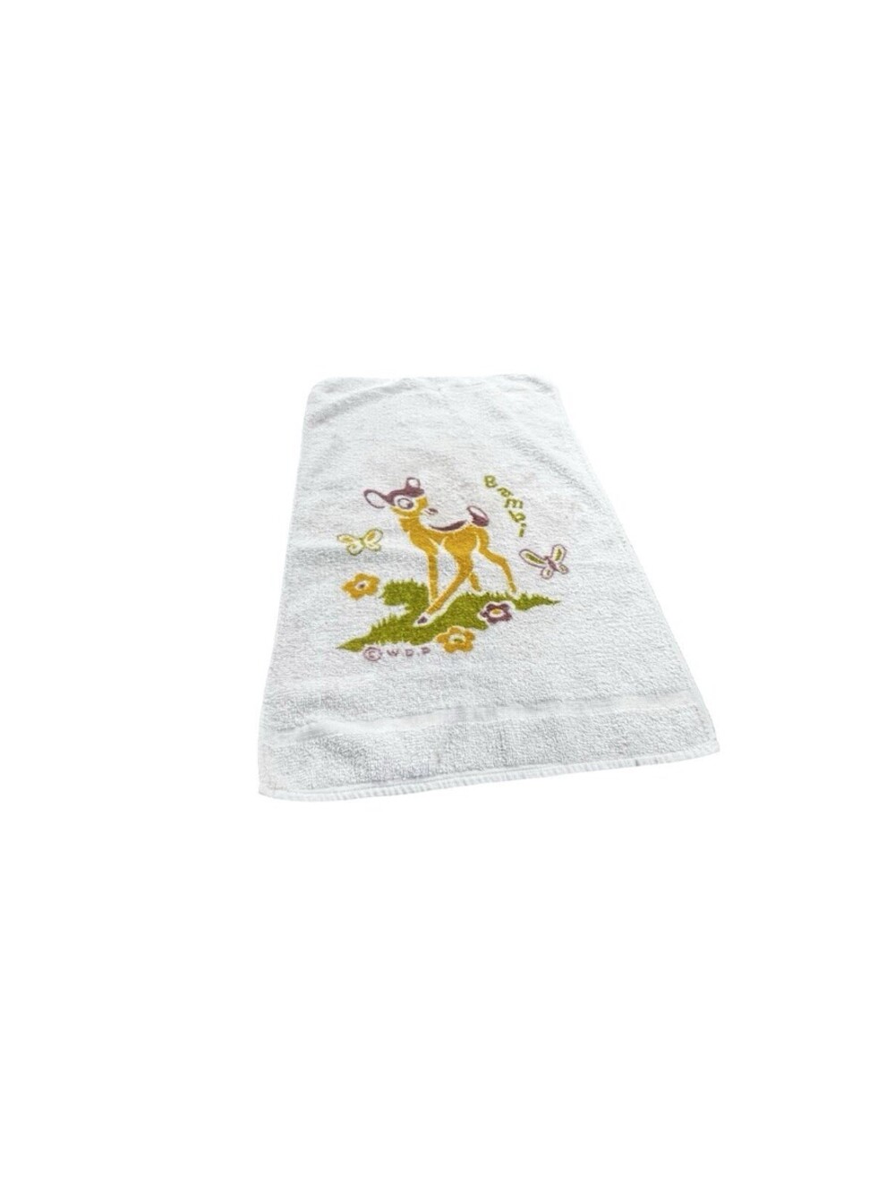 Vintage Disney Bambi Hand Towel Deer Animal Kids
